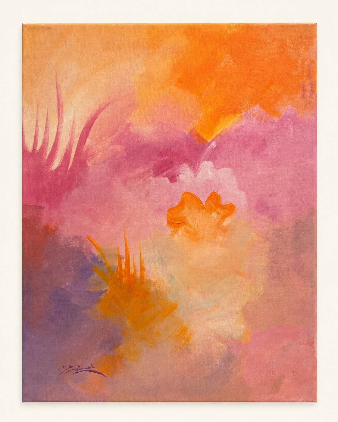 Hues of Dawn — original painting by Ihsan Alkhateeb