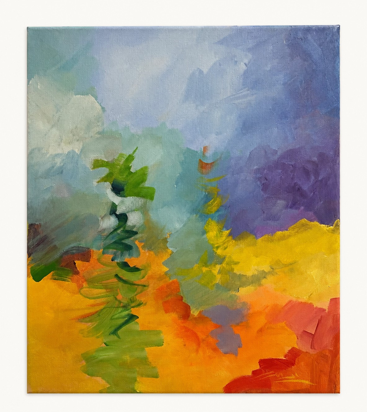Forces of Colour — original painting by Ihsan Alkhateeb