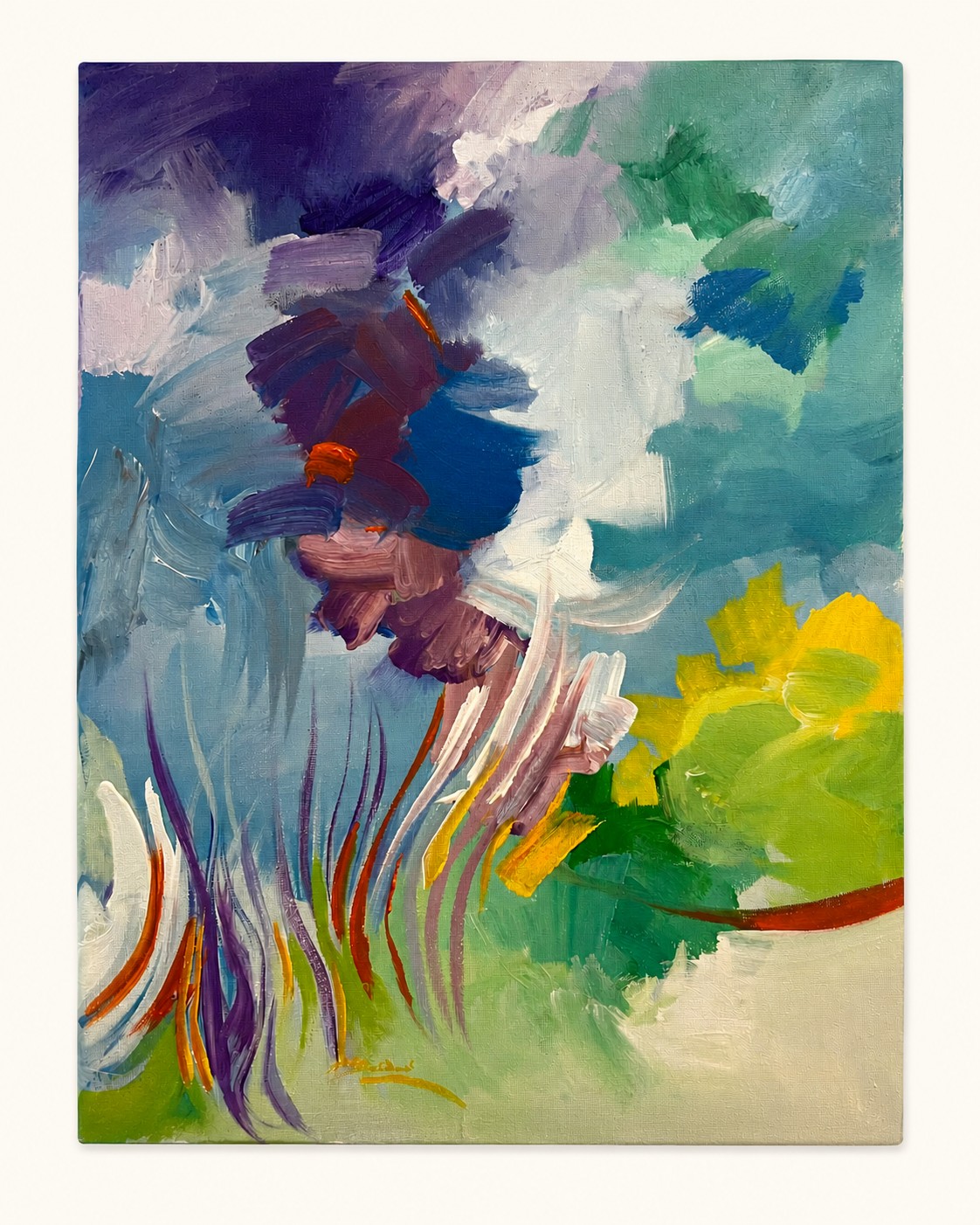 Spring — original painting by Ihsan Alkhateeb